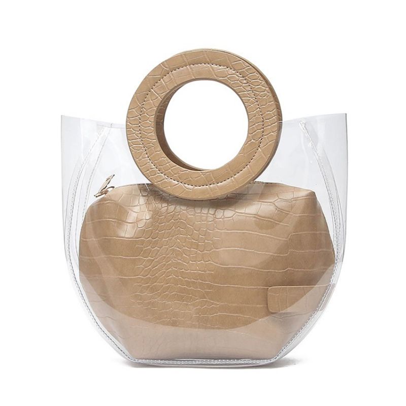 Závitové Tašky Pvc Alligator Hobos Tote Bag