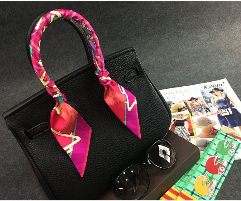 Dýně Carriage Printing Silk Head Bag Šátek Pro Ženy