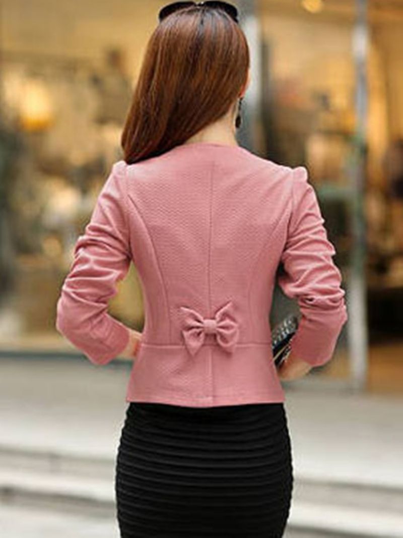 Retro Slim Dvouřadý Cardigan Fancy Blazer