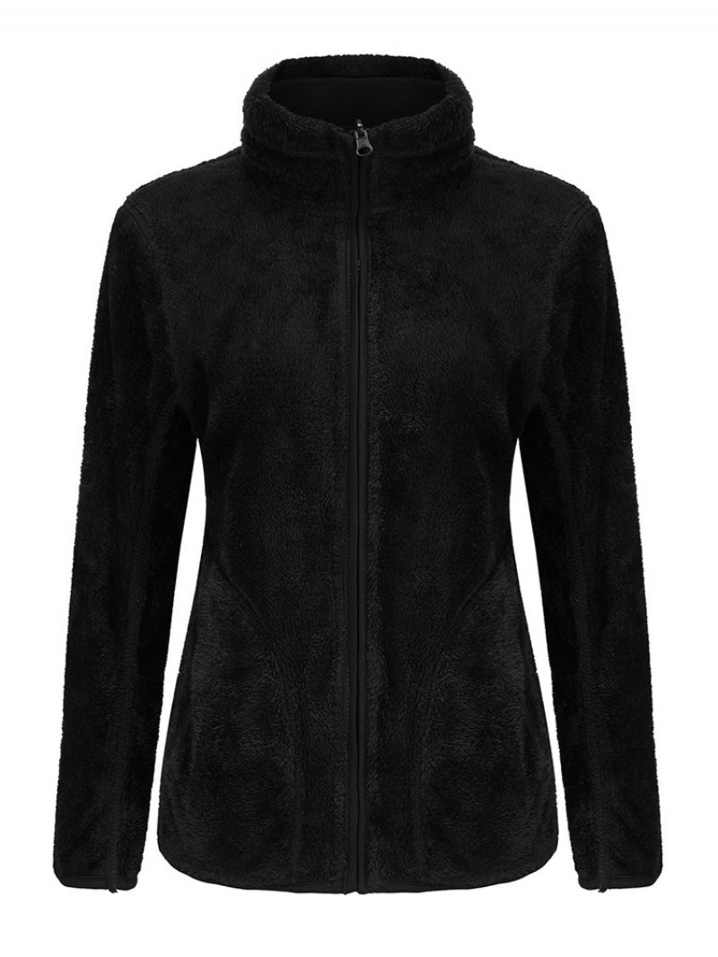 Standardní Roláková Bunda Slim Zip S Dlouhým Rukávem