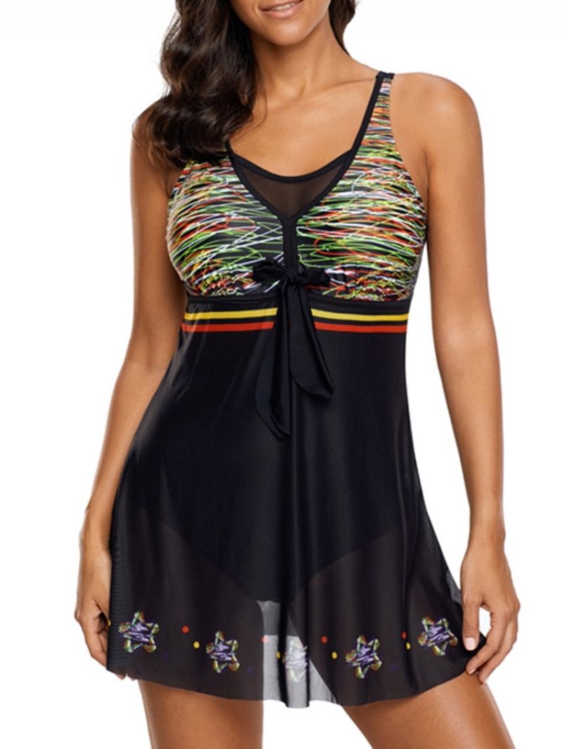 Bowknot Print Sexy Plavky
