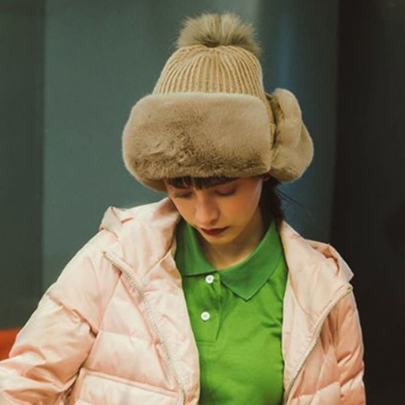 Dámské Zimní Čepice Z Obyčejné Vlněné Příze