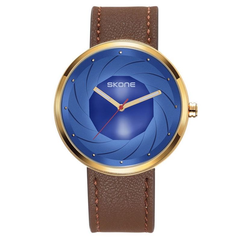 Vodotěsné Pánské Hodinky Jyy Creative Pu Watch Strap