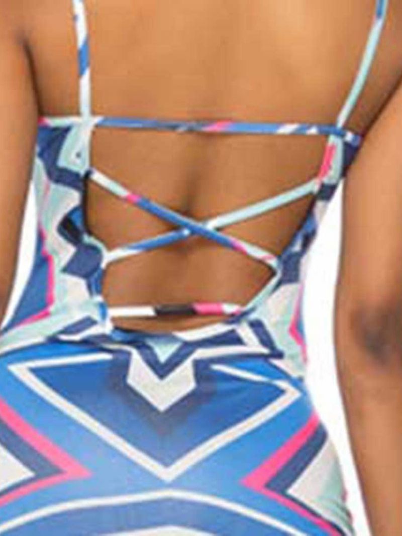 Africké Módní Bodycon Šaty Bez Rukávů Dlouhé Ke Kotníkům