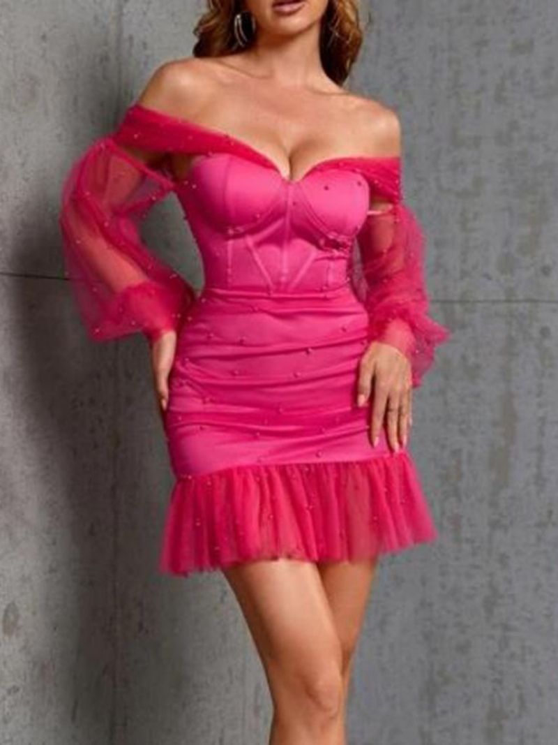 Jarní Svetr Bodycon S Dlouhým Rukávem Nad Kolena