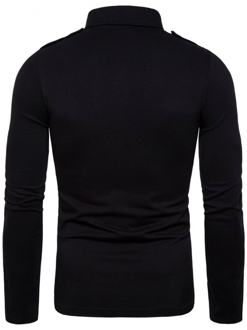 Pánská Obyčejná Polokošile Pocket Polo Neck