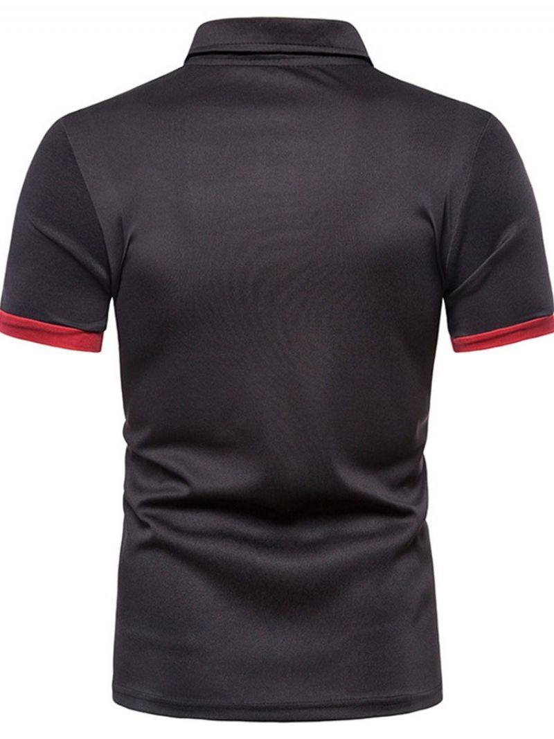 Pánská Polokošile Polo Neck Sports Button