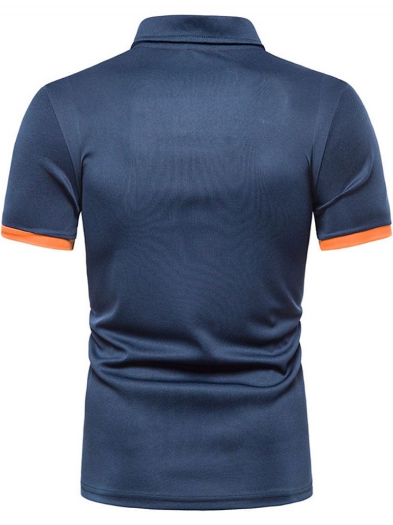 Pánská Polokošile Polo Neck Sports Button