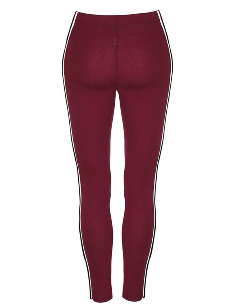 Neformální Kalhoty S Maskáčovým Skinny Potiskem A Vysokým Pasem