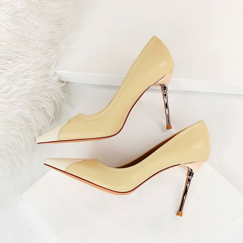 Jehlový Podpatek Thread Pointed Toe Western Tenké Boty