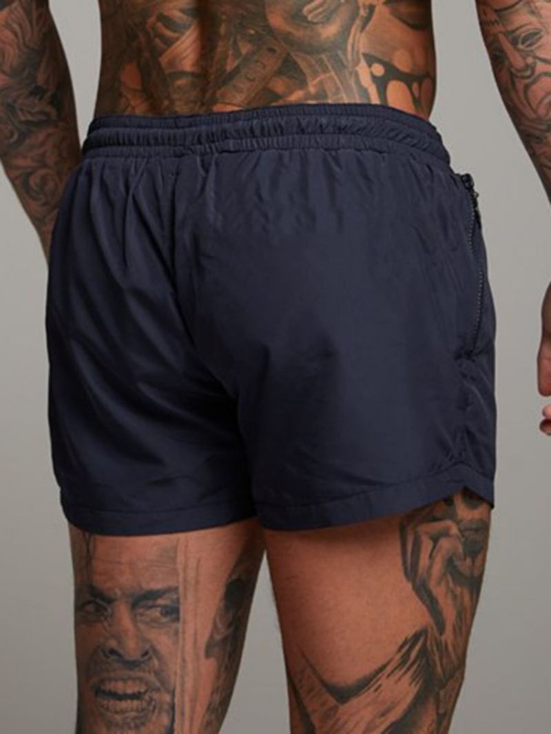 Pánské Sportovní Kalhoty Quick Dry Letter Shorts
