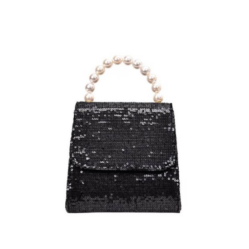 Crossbody Kabelka Pu Sequins Plain Paillette