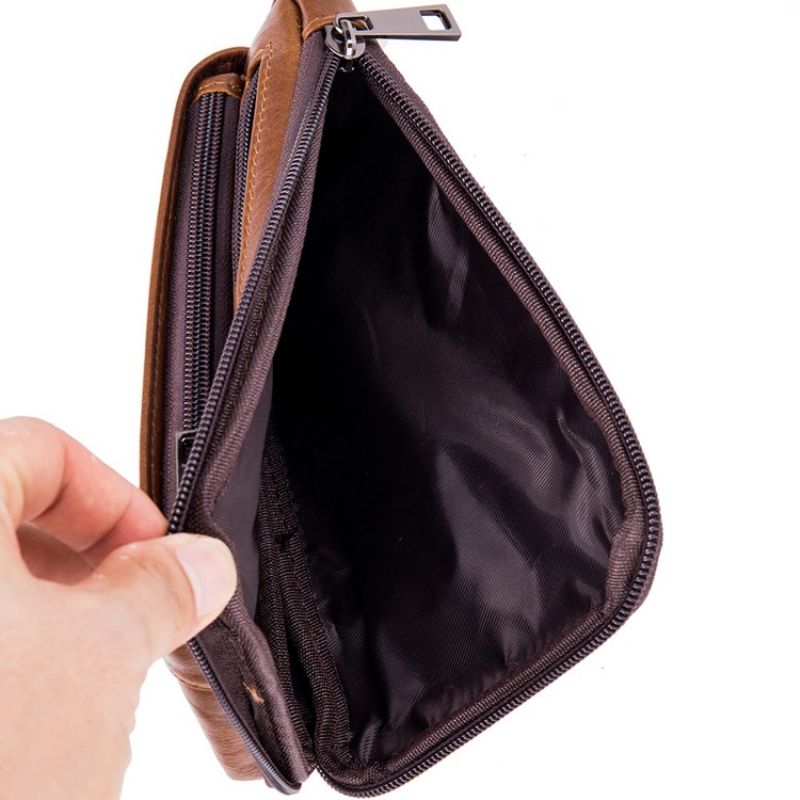 Pánské Evropské Kožené Tašky Do Pasu