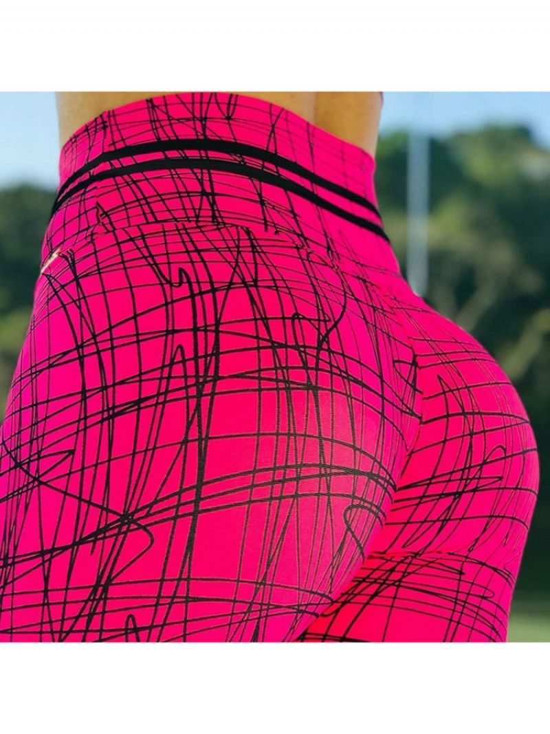 Print Push Up Gym Sportovní Legíny S Vysokým Pasem Kalhoty Na Jógu S Vysokým Pasem Tiktok Legíny